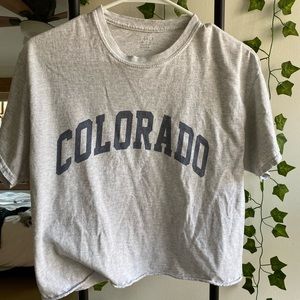 Brandy Melville gray Colorado shirt